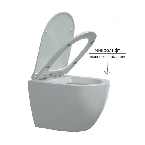 Инсталляция NOVUM 525, кнопка F5, унитаз OKUS, сиденье дюропласт Toma Slim SO, 043273