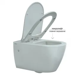 Инсталляция NOVUM 525, кнопка L1, унитаз MASCON Rimless, сиденье дюропласт Toma Slim SO, 043266