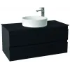 Модуль под раковину Madeleine 103х49,2х47,6 см, подсветка, чёрный матовый EB2084-J53 Jacob Delafon
