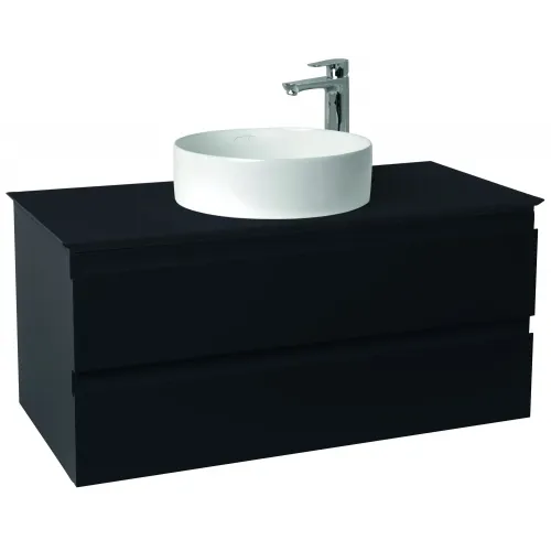 Модуль под раковину Madeleine 103х49,2х47,6 см, подсветка, чёрный матовый EB2084-J53 Jacob Delafon