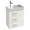 Модуль под раковину Rythmik 59,5х36х63,4 см, 3 ящика, белый глянцевый EB1306-N18 Jacob Delafon