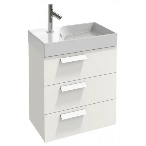 Модуль под раковину Rythmik 59,5х36х63,4 см, 3 ящика, белый глянцевый EB1306-N18 Jacob Delafon