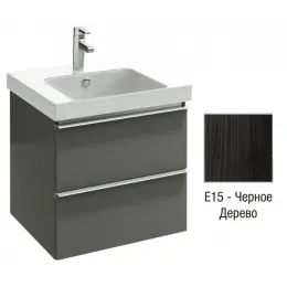 Модуль под раковину Odeon Up 57х48,5х53 см, черное дерево EB878-E15 Jacob Delafon