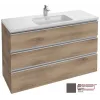 Модуль под раковину Vox 120х46х73,4 см, светло-коричневый блестящий, с 3 выдвижными ящиками, встроенные ручки EB2041-RA-G80 Jacob Delafon