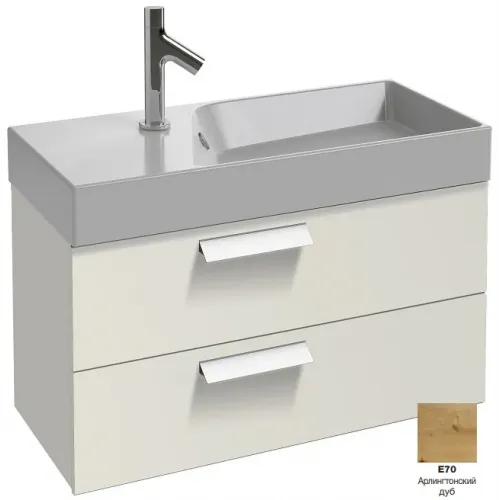 Модуль под раковину Rythmik 79,5х36х42,2 см, арлингтонский дуб, 2 выдвижных ящика EB1302-E70 Jacob Delafon