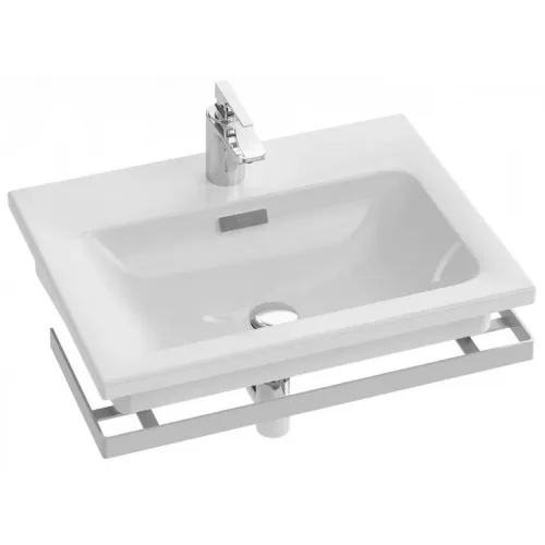 Подвесная раковина Vox 60х46х11 см, 1 отверстие для смесителя, гладкая нижняя поверхность, санфарфор EXAF112-Z-00 Jacob Delafon