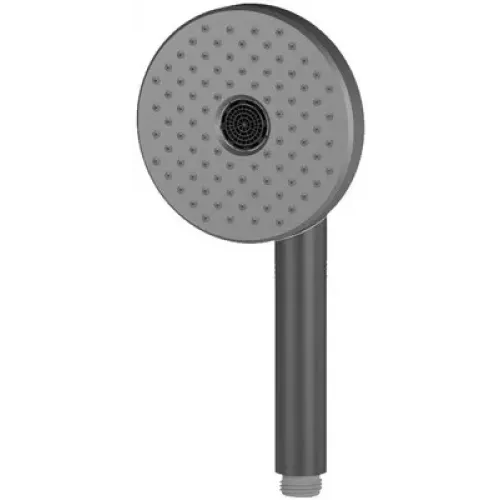 Душевая лейка Nouvelle Vague серый/черный матовый, 2 режима, чёрный цвет, без шланга E27796-BLV Jacob Delafon