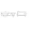 Акриловая ванна Formilia 170х80 см, правосторонняя E6139R-00 Jacob Delafon