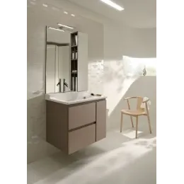 Модуль под раковину Soprano 76х53,5х63,4 см, белый блестящий, 2 ящика, 1 бутылочница EB1333-N18 Jacob Delafon