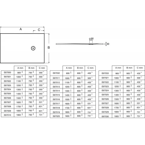 Поддон Singulier 90х90х3 см, белый, антискользящее покрытие, Neoroc, квадратный E67033-SHM Jacob Delafon