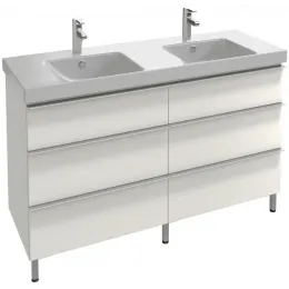 Модуль под раковину Odeon Up 136,6х48,5х73,8 см, белый блестящий EB996-N18 Jacob Delafon