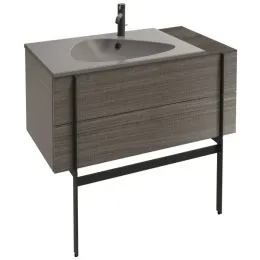 Модуль под раковину Nouvelle Vague 100х51х45 см, фактурный дуб, 2 ящика +1 боковой EB3031-E73 Jacob Delafon