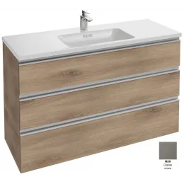 Модуль под раковину Vox 120х46х73,5 см, серая кожа, 3 выдвижных ящика EB2041-RA-N29 Jacob Delafon