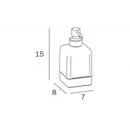 Дозатор для мыла INDA LEA A1812ZNE21