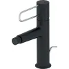 Смеситель для биде Odeon Rive Gauche ручка хром, чёрный цвет, с донным клапаном E21033-CP-BL Jacob Delafon