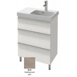 Модуль под раковину Odeon Up 62х38,4х73,8 см, правосторонняя, 3 ящика, квебекский дуб EB991D-E10 Jacob Delafon