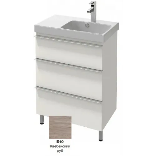Модуль под раковину Odeon Up 62х38,4х73,8 см, правосторонняя, 3 ящика, квебекский дуб EB991D-E10 Jacob Delafon