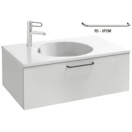 Модуль под раковину Odeon Rive Gauche 80х50,8х28,3 см, 1 ящик, белый глянцевый, ручка хром EB2515-R5-G1C Jacob Delafon