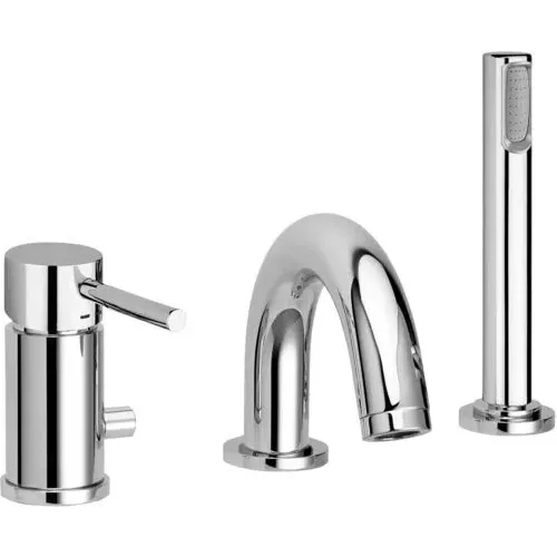 Смеситель на борт ванны с душем Paffoni Light LIG047CR