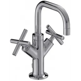 Смеситель для умывальника Purist поворотный излив, с донным клапаном E14594-3-CP Jacob Delafon