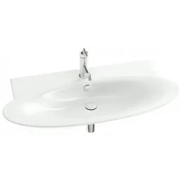 Подвесная раковина Presqu'ile 100х50х10 см, 1 отверстие для смесителя, санфарфор E4436-00 Jacob Delafon