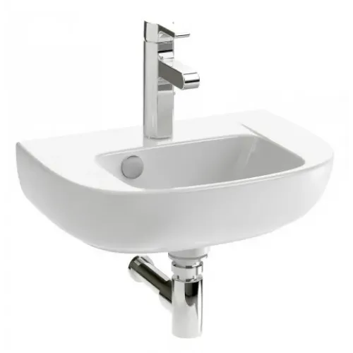 Подвесная раковина Odeon Up 45х32х10,2 см, 1 отверстие для смесителя, санфарфор E4760-00 Jacob Delafon