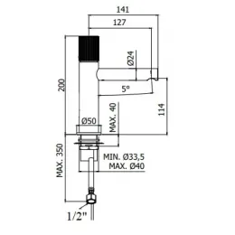 Смеситель для раковины Paffoni Jo JO071CR