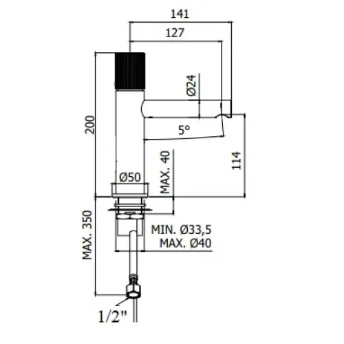 Смеситель для раковины Paffoni Jo JO071CR