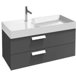 Модуль под раковину Rythmik 99,5х45х42,4 см, серый антрацит, 2 выдвижных ящика EB1304-N14 Jacob Delafon