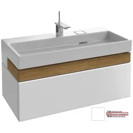 Модуль под раковину Terrace 100х48х38 см, 2 ящика, белый глянцевый, система push-to-open EB1187-G1C-G1C Jacob Delafon