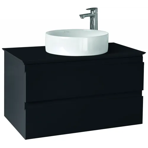 Модуль под раковину Madeleine 83х49,2х47,6 см, подсветка, чёрный матовый EB2083-J53 Jacob Delafon