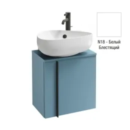 Модуль с раковиной Nouvelle Vague 45 см, белый, подвесной монтаж EGK112-00+EB3045G-N18 Jacob Delafon