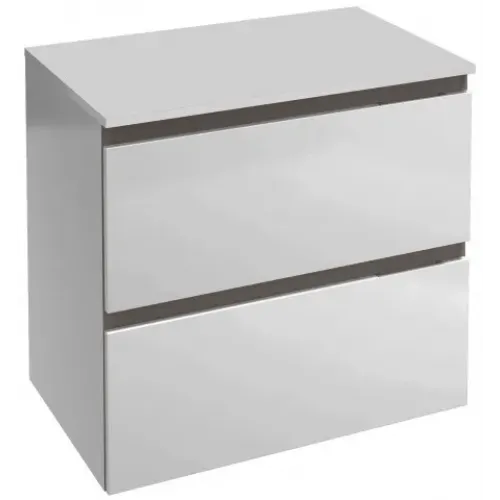 Модуль под раковину Soprano 71х45х65 см, доводчик, белая белстящая EB1339-N18 Jacob Delafon