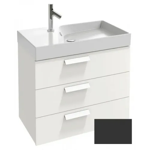 Модуль под раковину Rythmik 79,5х45х63,4 см, 3 ящика, черный сатин EB1309-S14 Jacob Delafon