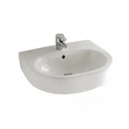 Подвесная раковина Kandel 56х47х5,2 см, с одним отвертием для смесителя, санфарфор E1463-00 Jacob Delafon