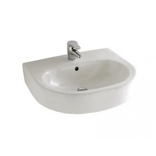 Подвесная раковина Kandel 56х47х5,2 см, с одним отвертием для смесителя, санфарфор E1463-00 Jacob Delafon