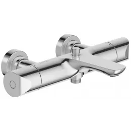 Настенный смеситель Villette неповоротный излив, с выходом на душ (без лейки), термостат E23721-CP Jacob Delafon