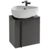 Модуль под раковину Nouvelle Vague 45х30х46,8 см, серый антрацит сатин, шарниры справа, 1 полка EB3045D-S17 Jacob Delafon