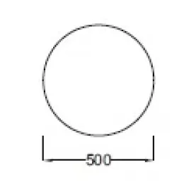 Зеркало Odeon Rive Gauche 50х50 см, золотая рама EB1176-GLD Jacob Delafon