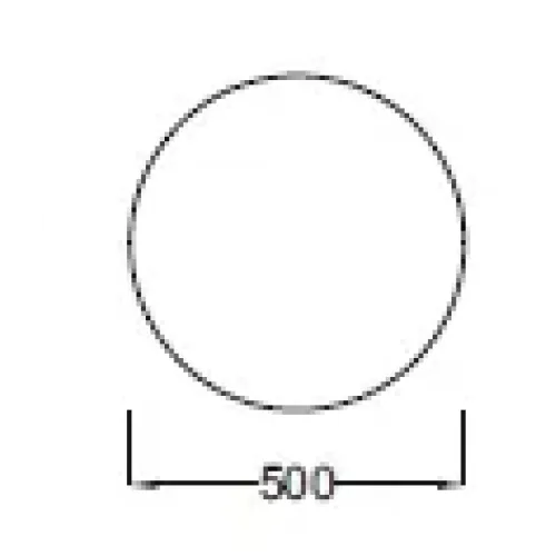 Зеркало Odeon Rive Gauche 50х50 см, золотая рама EB1176-GLD Jacob Delafon