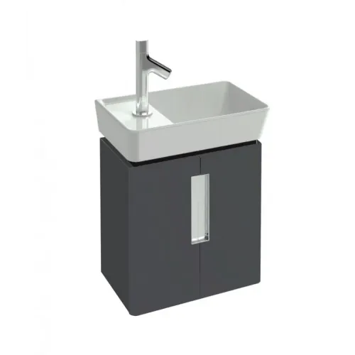 Модуль под раковину Reve 42х25х44,5 см, серый антрацит, 2 дверцы EB1138-442 Jacob Delafon