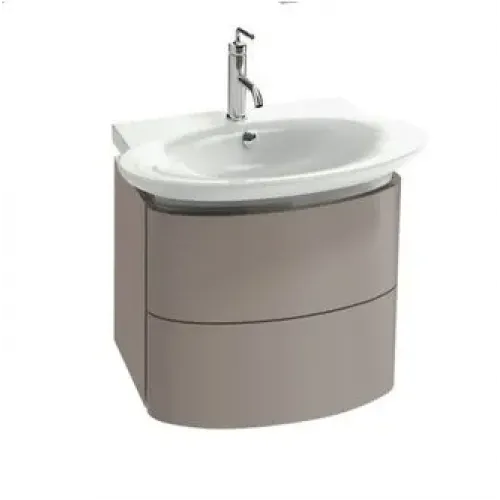 Модуль с раковиной Presqu'ile 60 см, серый титан блестящий, подвесной монтаж E4438-00+EB1102-N21 Jacob Delafon