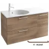 Модуль под раковину Odeon Rive Gauche 100х50,8х56,8 см, 2 ящика + 1 дверца, ручки - медный, квебекский дуб EB2544-R7-E10 Jacob Delafon