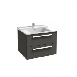 Модуль под раковину Struktura 77х47х56 см, серый антрацит, 2 выдвижных ящика EB1277-N14 Jacob Delafon