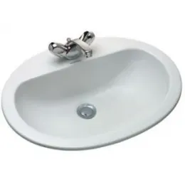 Встраиваемая сверху раковина Brive 56х43 см, санфарфор, с отв. под смеситель E1291-00 Jacob Delafon