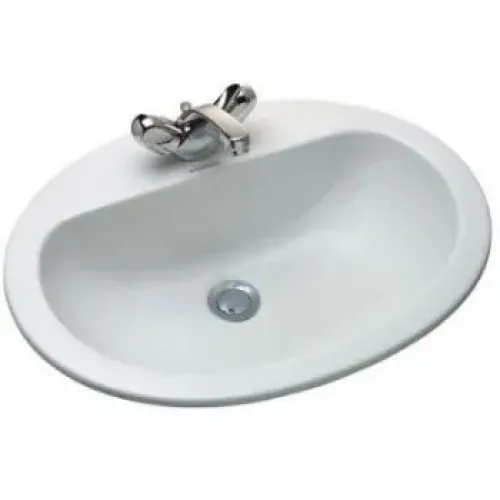 Встраиваемая сверху раковина Brive 56х43 см, санфарфор, с отв. под смеситель E1291-00 Jacob Delafon