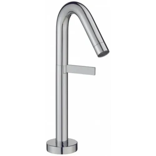 Высокий смеситель на столешницу Stillness 29,2 см, неповоротный излив, без донного клапана, холодный старт E985-4-CP Jacob Delafon