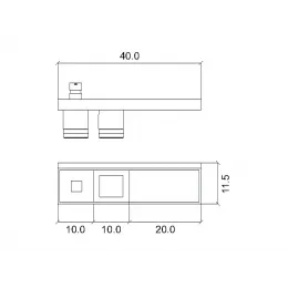 Набор аксессуаров INDA INDISSIMA BARRA 400CNE09N