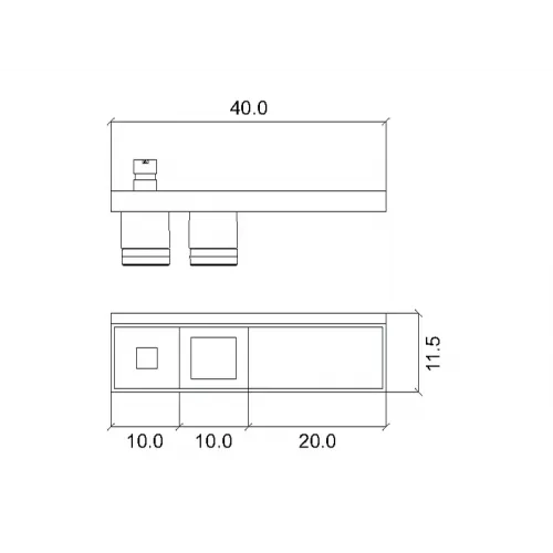 Набор аксессуаров INDA INDISSIMA BARRA 400CNE09N