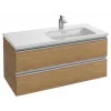Модуль с раковиной Vox 100 см, 2 ящика, плавное закрывание, светлое дерево, подвесной монтаж EXAD112-Z-00+EB2026-RA-E16 Jacob Delafon